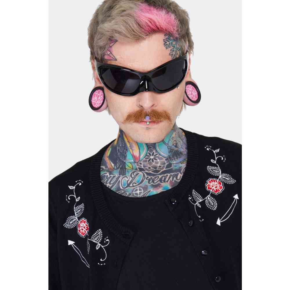 Jawbreaker - Alien Eye Wrap Zonnebril - Zwart